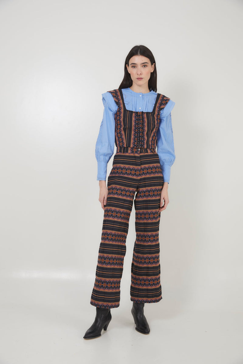 Corset Tyrol Grecques Noir