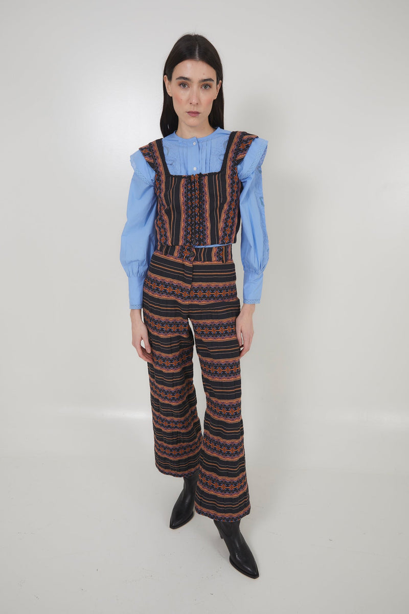 Corset Tyrol Grecques Noir
