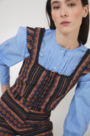 Corset Tyrol Grecques Noir