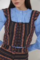 Corset Tyrol Grecques Noir