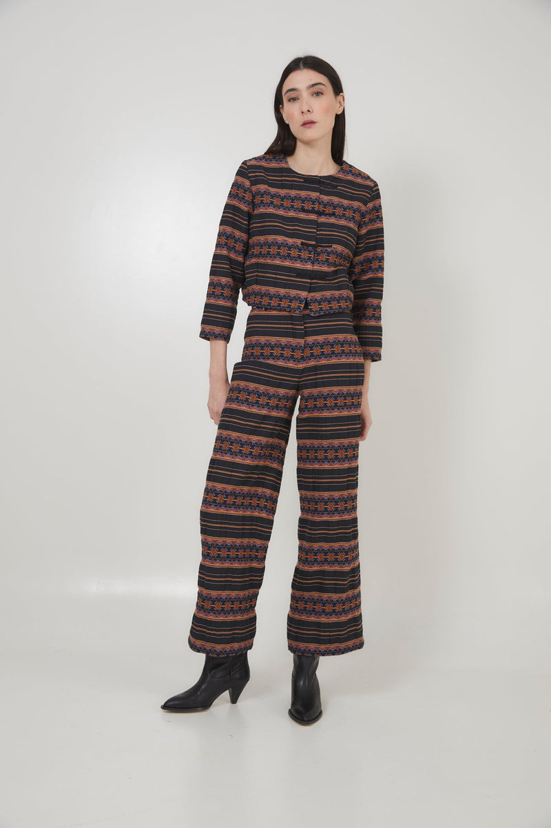Pantalon Bruno Grecques Noir