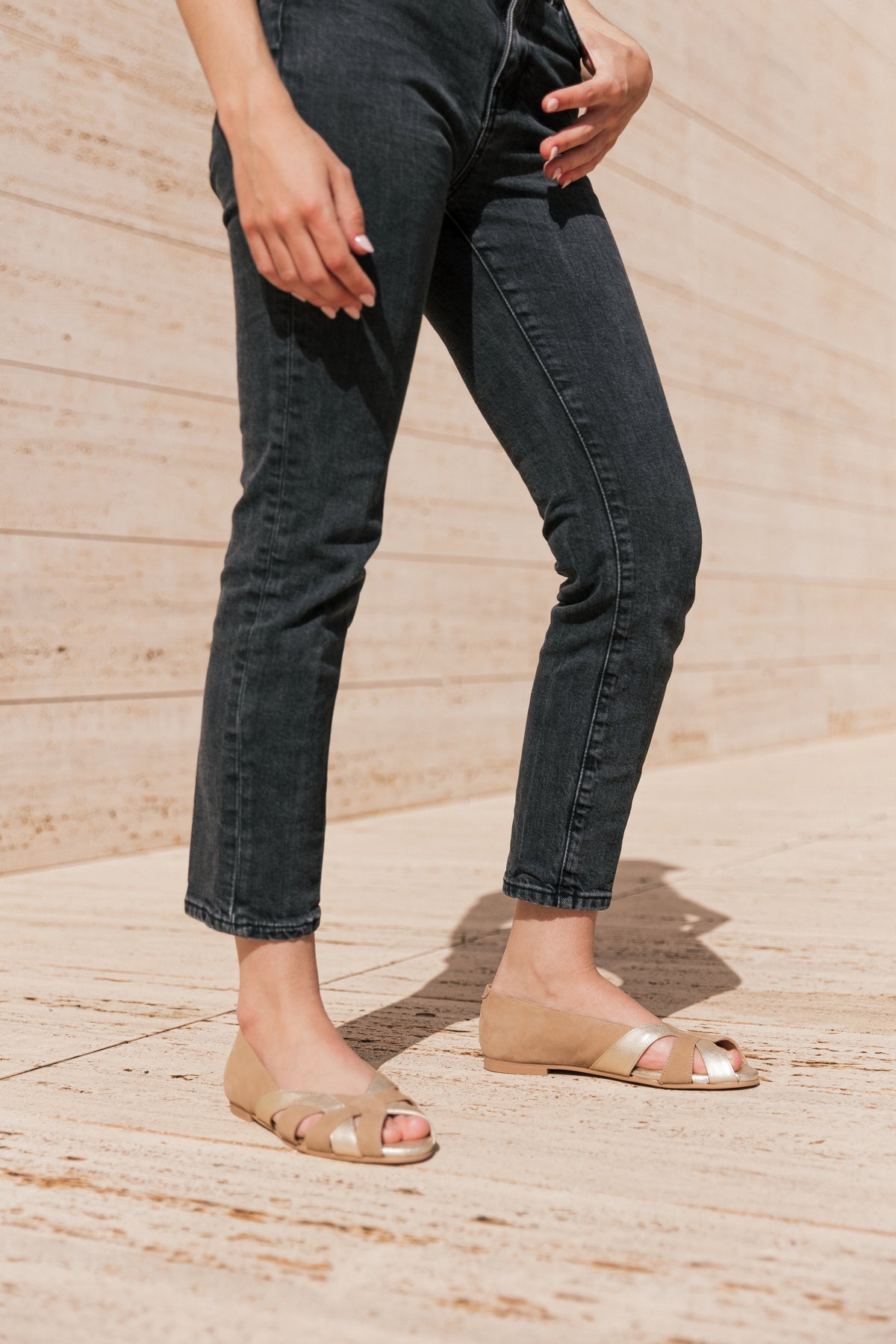 Amelia Ballet Flats - Black