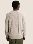 Pull Beige Knitted