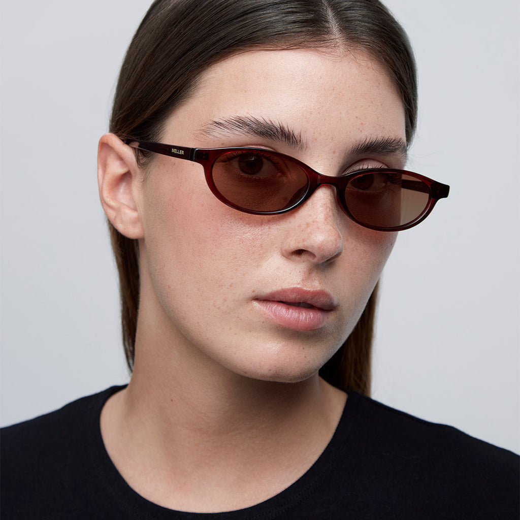 Lunette De Soleil Binti Maroon Brown