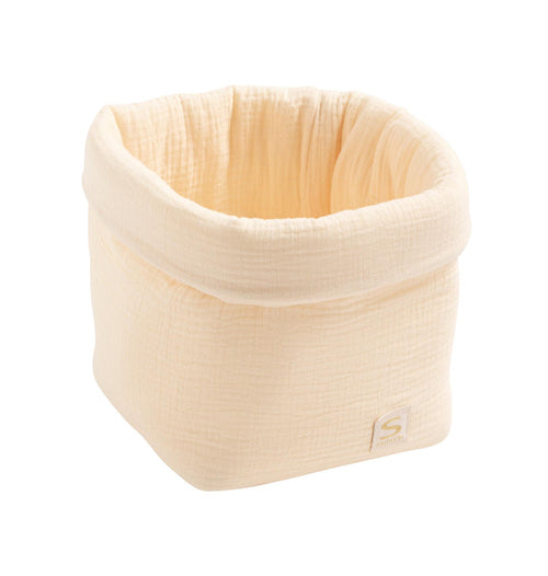 Panière De Rangement En Double Gaze De Coton