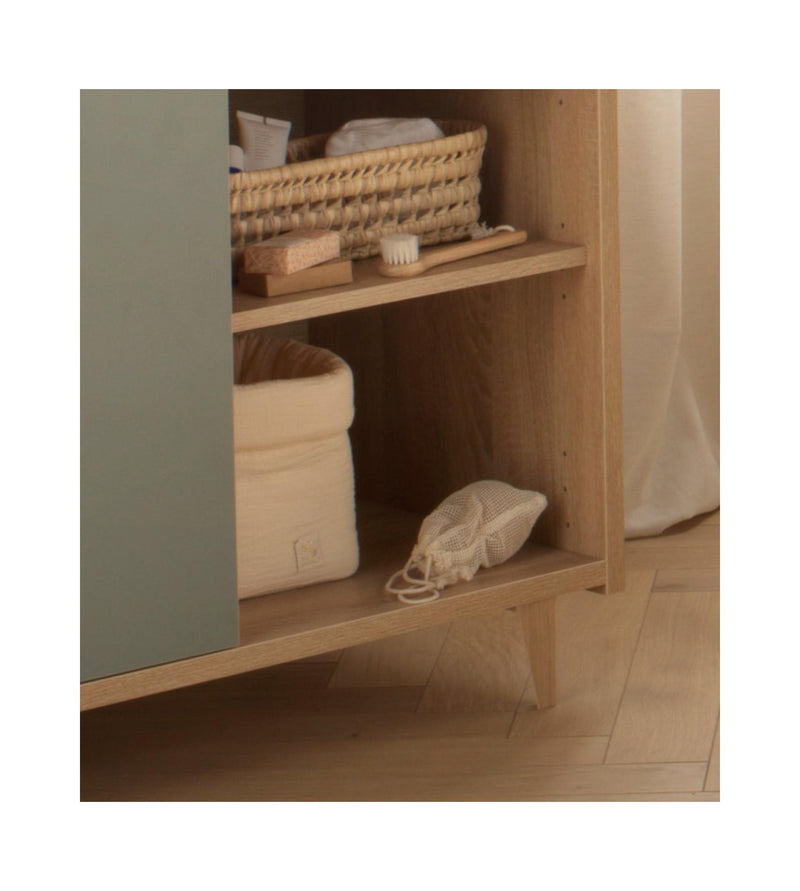 Panière De Rangement En Double Gaze De Coton