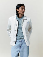 Veste Worker Toile Ecru