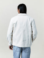 Veste Worker Toile Ecru