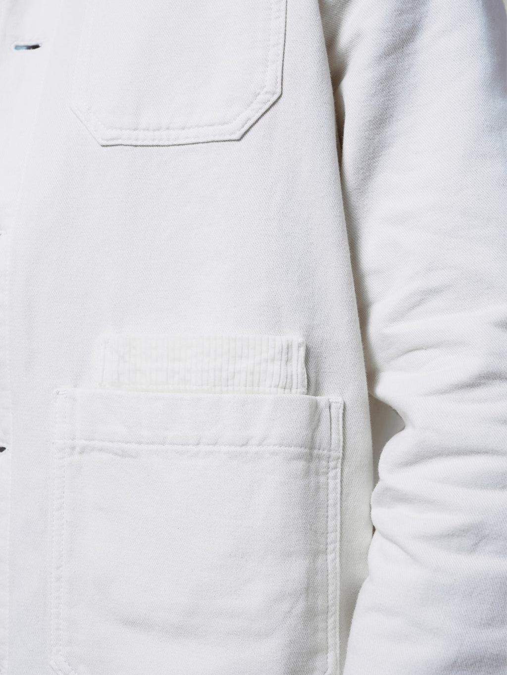 Veste Worker Toile Ecru