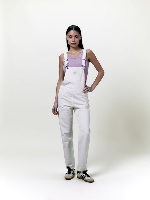 Salopette Mom Toile Écru