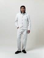Veste Worker Toile Ecru