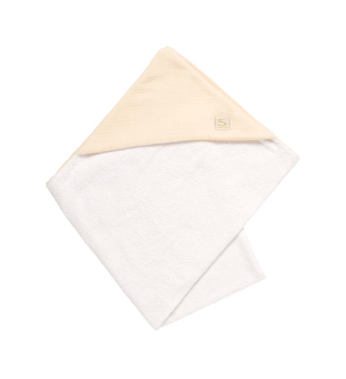 Sortie De Bain En Double Gaze De Coton Et Éponge