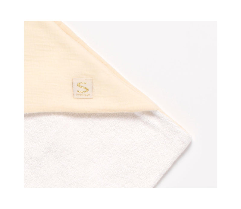 Sortie De Bain En Double Gaze De Coton Et Éponge