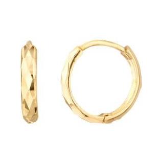 Boucles D'Oreilles "Petites Créoles Elégantes" 15,5 Mm