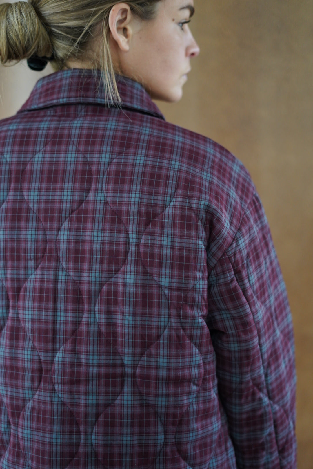Capucine Quilted Jacket Burgundy
