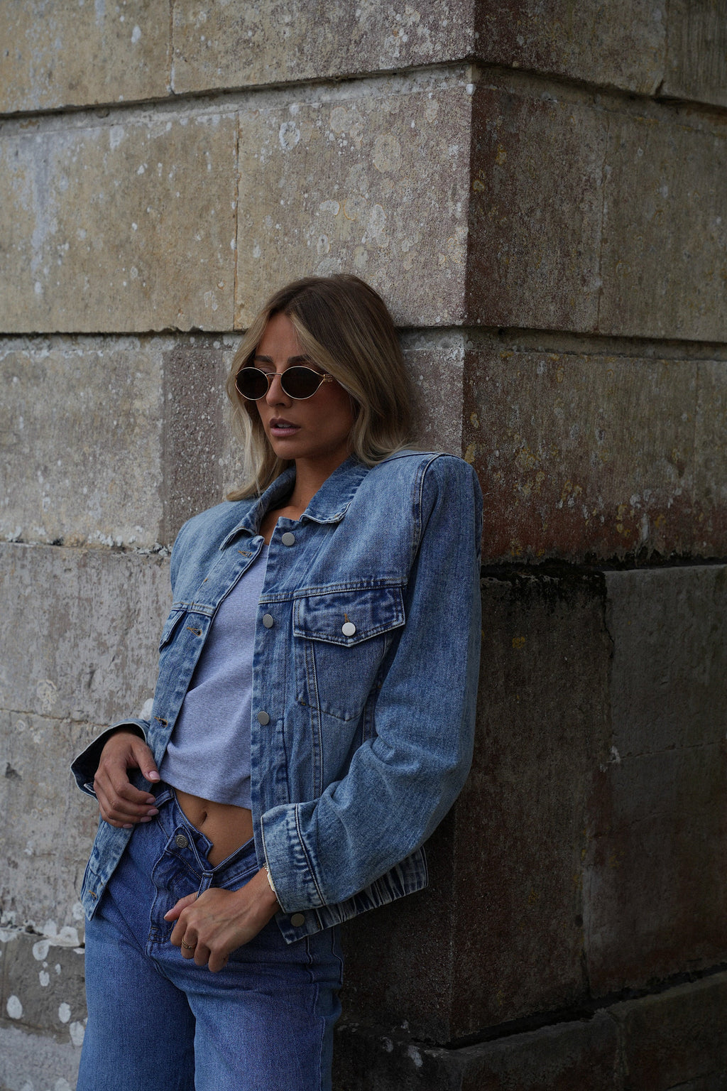 Camille Denim Jacket - Blue