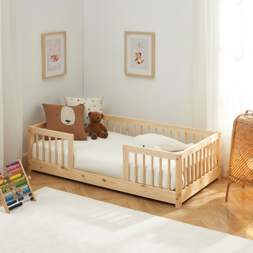 Eden - Cama infantil con barreras - Pino macizo