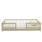 Eden - Letto per bambini con sponde - Pino massello beige