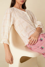Blusa Edina - Crudo