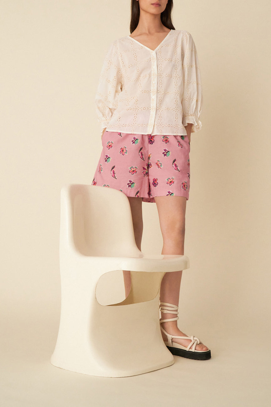 Blusa Edina - Crudo