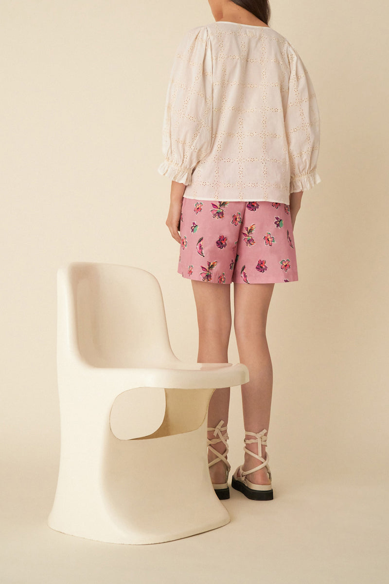 Edina Blouse - Ecru