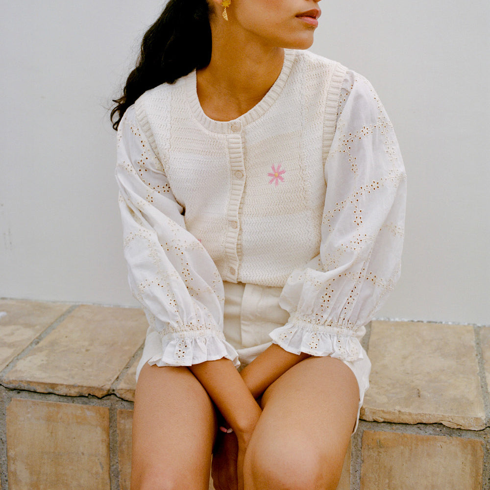 Blusa Edina - Crudo