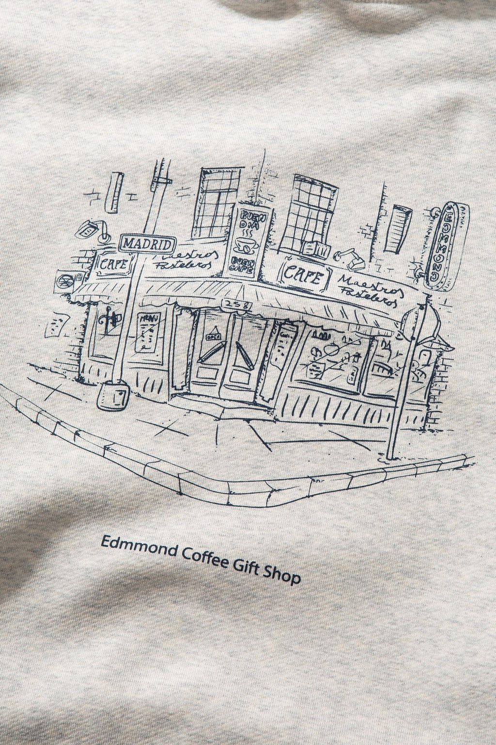 Sudadera Con Capucha Edmmond Coffee Gift Shop Light Grey Melange