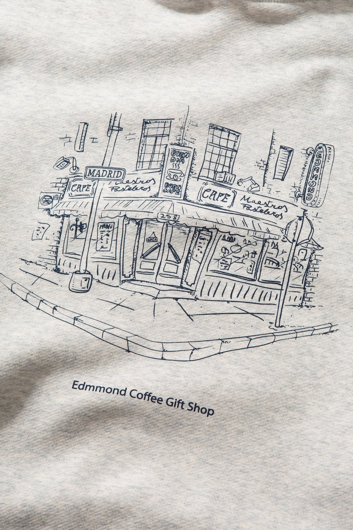 Sudadera Con Capucha Edmmond Coffee Gift Shop Light Grey Melange