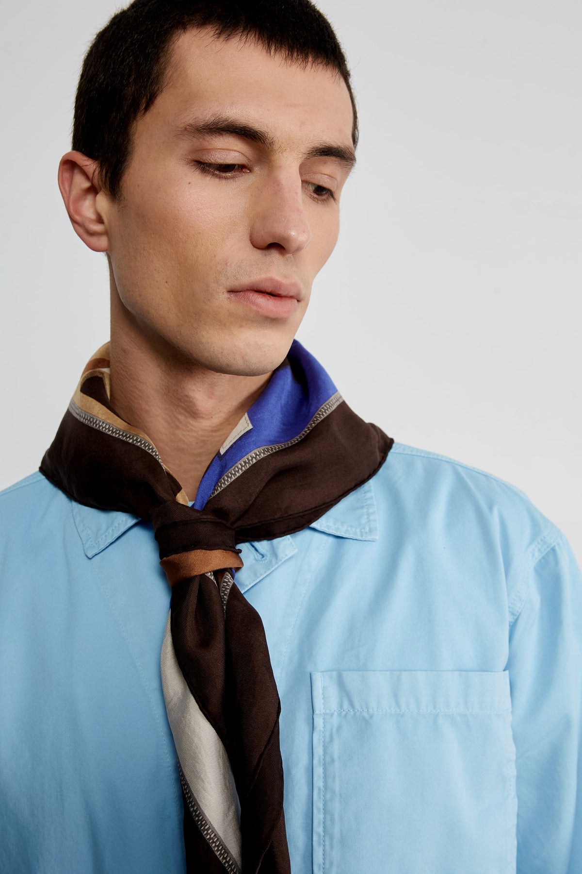 Chaqueta Albatros Lisa Azul Claro