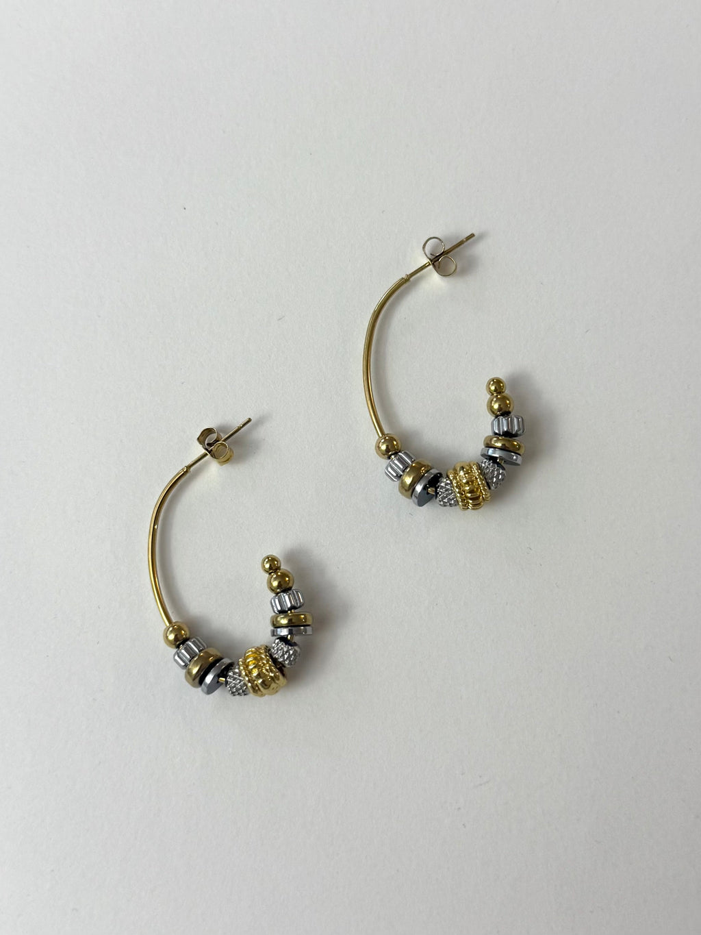 Boucles D'Oreilles Bally - Doré Ou Bicolore