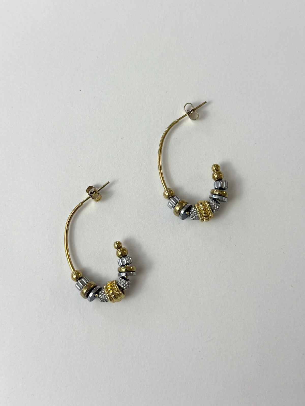 Boucles D'Oreilles Bally - Doré Ou Bicolore