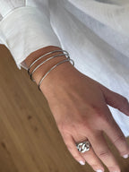 Set Of 3 Guapa Bracelet - Silver
