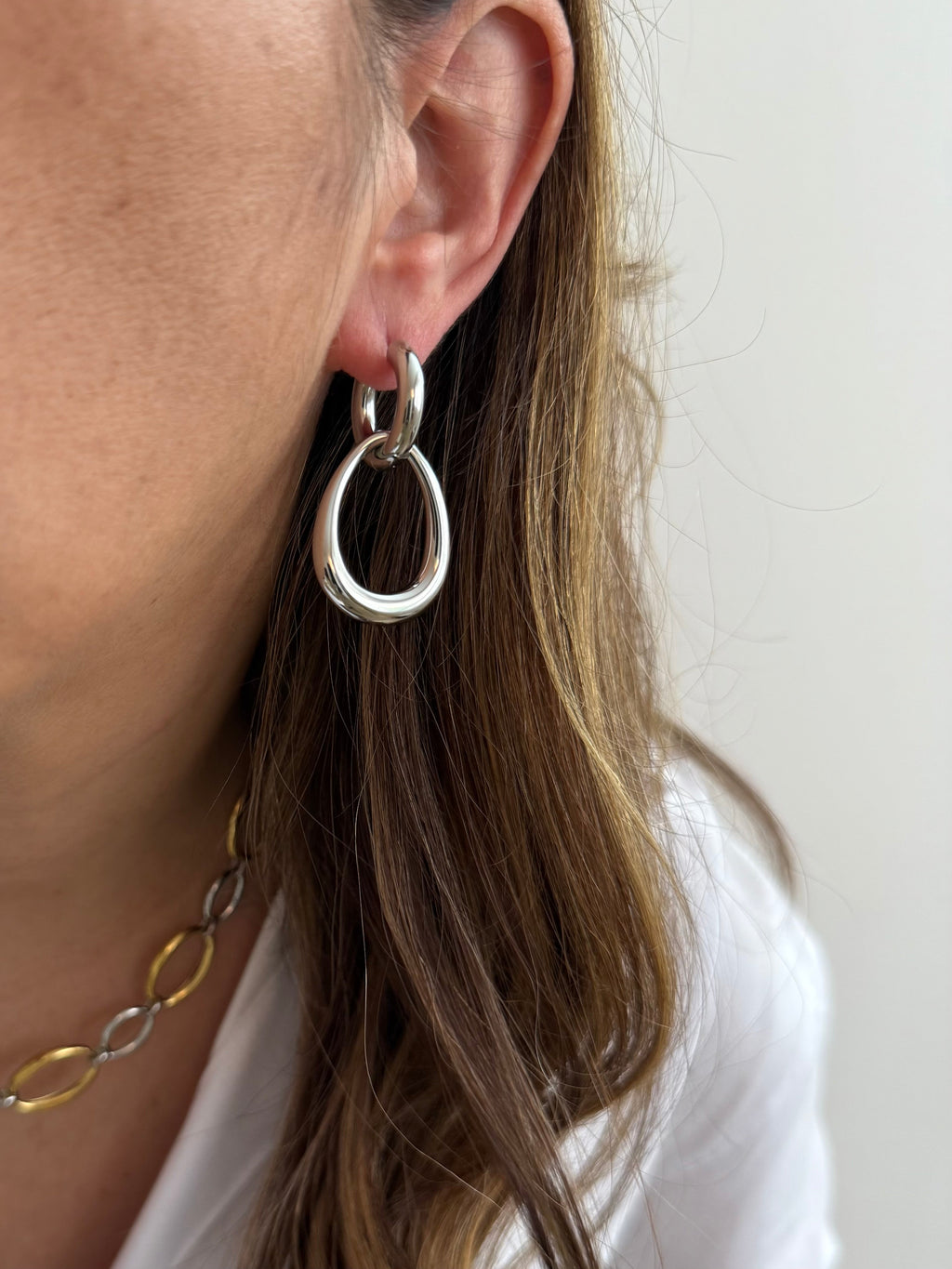 Boucles D'Oreilles Galenia - Doré, Argent Ou Bicolore