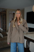 Dorothée Beige - Chaqueta tipo blazer
