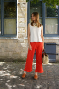 Froufrou Gauthier Denim Pants Red
