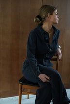 Charly Denim Jumpsuit Black