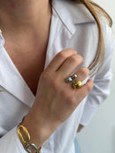 Bague Tribola - Doré, Argent Ou Bicolore