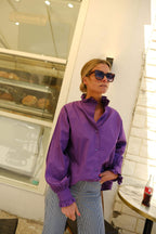 Garance Purple Blouse