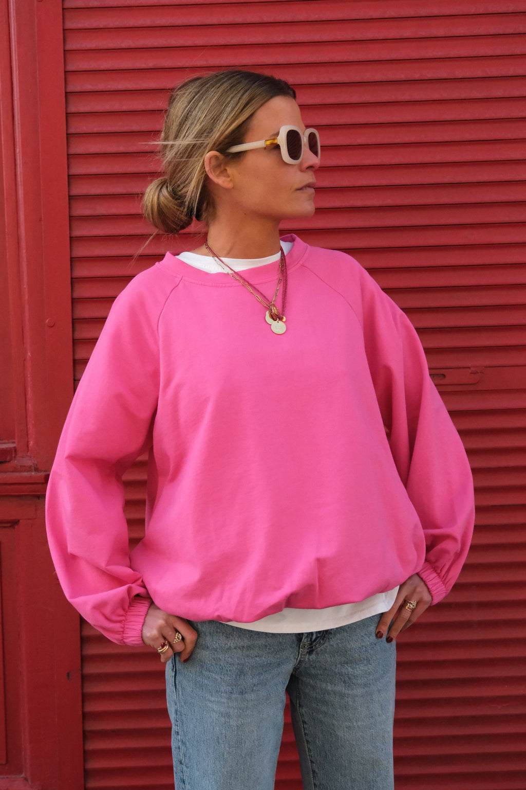 Sudadera Arthus Rosa