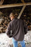 Surchemise Lou Rayure Marron