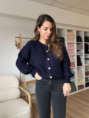 Cardigan Bleu Marine Honorine