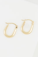 Créoles "Garance" 9Mm Or Jaune 375/1000