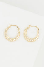 Orecchini a cerchio "Constance" 18 mm oro giallo 375/1000