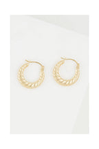 "Iseult" Hoop Earrings 15Mm 375/1000 Yellow Gold