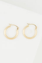 Creolen "Nina" 15 mm Gelbgold 375/1000