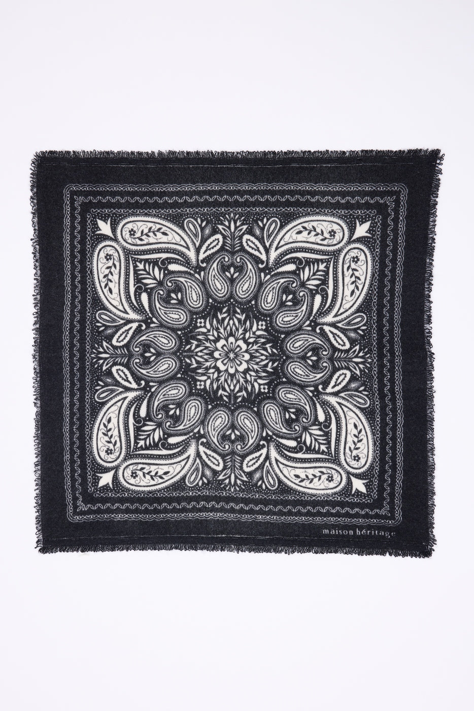 BANDANA/EFI/BLACK/ECOPAPER-K-54*54CM