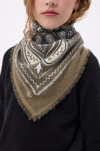 Petit Bandana Efi Bandana Efi - Vert Khaki Blanc - Enfant