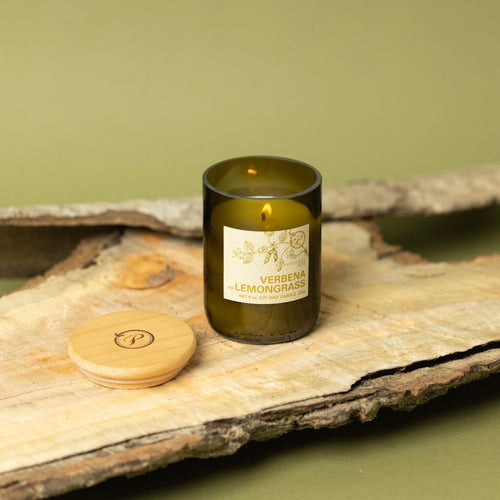 Paddywax - Bougie Verre Recyclé Eco Green 226G - Verveine & Citronnelle