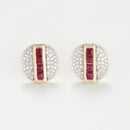 Boucles D'Oreilles "Raliona" D0,19/80 R0,48/8 - Or Jaune 375/1000