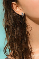 Boucles D'Oreilles "Elsa" D0,10/60 S0,28/26 Sbt0,87/2 - Or Blanc 375/1000